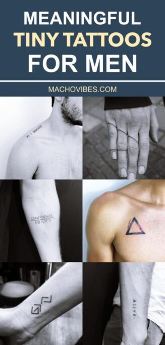 40 Tiny Tattoos For Men (Yet Meaningful) – Macho Vibes