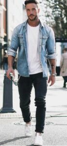 40 (Men’s Weapon) Denim Shirts Outfits For Men – Macho Vibes