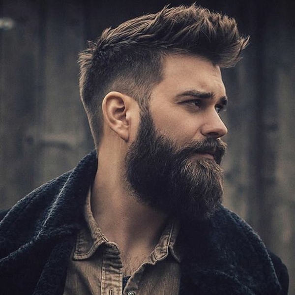 40 Viral Undercut Hairstyles With Beard – Macho Vibes
