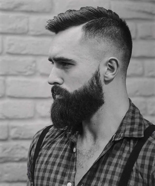 40 Viral Undercut Hairstyles With Beard – Macho Vibes